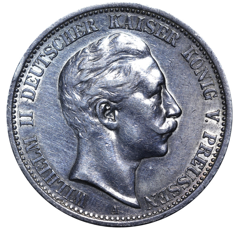 Germany, William II (1888 - 1918). 2 Mark 1907, Silver, 11.11 gr, KM#522