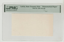 Latvia, Karlis Ulmanis (1936 - 1940). 20 Latu 1940, State Treasury Note, "Watermarked Paper", Pick#33, 1909265-010