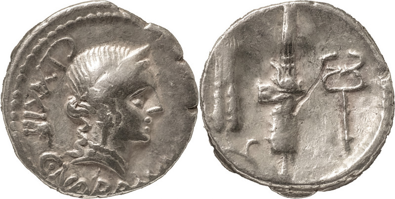 The Roman Republic
C. Norbanus. Denarius 83, AR 3.96 g. Head of Venus r.; below,...