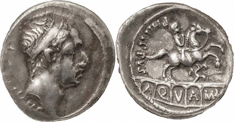 The Roman Republic
L. Marcius Philippus. Denarius 56, AR 3.68 g. Diademed head o...