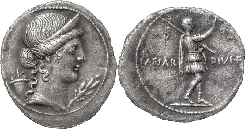 The Roman Empire
Octavian, 32 – 27 BC, Brundisium and Roma (?) circa 32-29 BC, A...