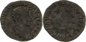 The Roman Empire
Tiberius. A.D. 14-37. AE AS 9.50 g. Hispania, Italica. TI CAESAR DIVI AVGVSTI F AVGVSTVS; laureate head of Tiberius, r./ MVN AVGVSTA ...