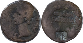 The Roman Empire
Octavian as Augustus 27 BC – 14 AD. AE As 9.23 g. Colonia Patricia. PERM. CAES. AVG. Head of Augustus left. COLONIA. PATRICIA within ...