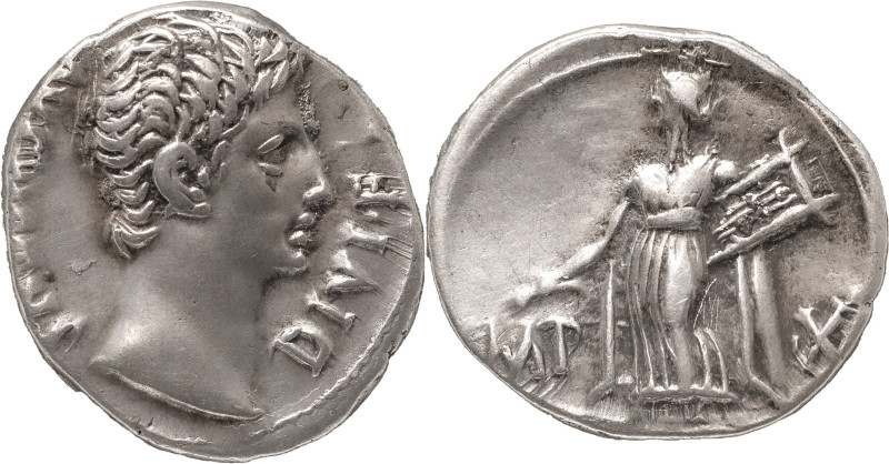 The Roman Empire
AUGUSTUS. Denarius, Lugdunum 15-13 BC, AR 18 mm, 3.76 g. AVGVST...
