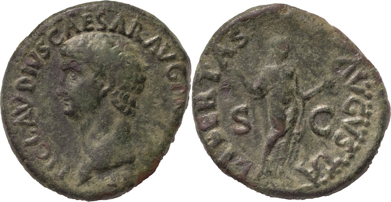 The Roman Empire
CLAUDIUS (41-54). Rome. AE As 14.64 g. TI CLAVDIVS CAESAR AVG P...