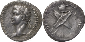 The Roman Empire
NERO CLAUDIUS DRUSUS (Died 9 BC). Rome. Struck under Claudius circa 41-54, AR Denarius 3.55 g. NERO CLAVDIVS DRVSVS GERMANICVS IMP, L...