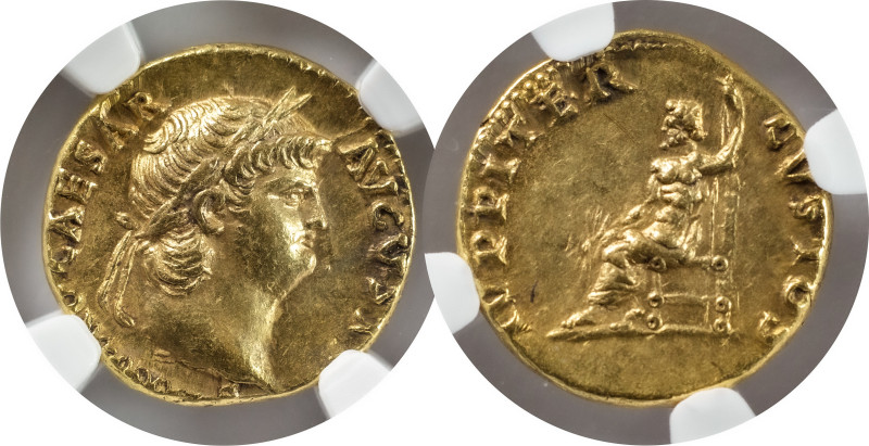 The Roman Empire
Nero augustus, 54 – 68. Aureus 64-65, AV 7.26 g. NERO CAESAR – ...