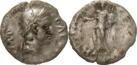 The Roman Empire
Galba, 68-69. AR Denarius 2.96 g. July 68 – January 69. Laureate head r. Rev. Hispania advancing l., holding poppy, spears and shield...