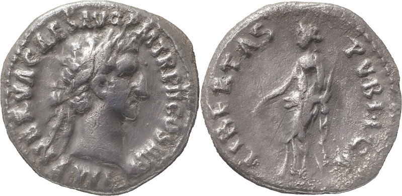 The Roman Empire
NERVA. Rome. Circa 96-98. AR Denarius 2.86 g. IMP NERVA CAES AV...