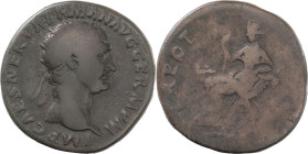 The Roman Empire
Trajan, 98 – 117. AE Dupondius 14.43 g. January 101-Autumn 102. IMP CAES NERVA TRAIAN AVG GERM P M Radiate head r., with drapery on l...