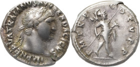 The Roman Empire
Trajan, 98 – 117. Denarius 101-102, AR 3.21 g. IMP NERVA TRAIANVS AVG GER DACIVS Laureate head r. Rev. PM TRP COS V PP Mars advancing...