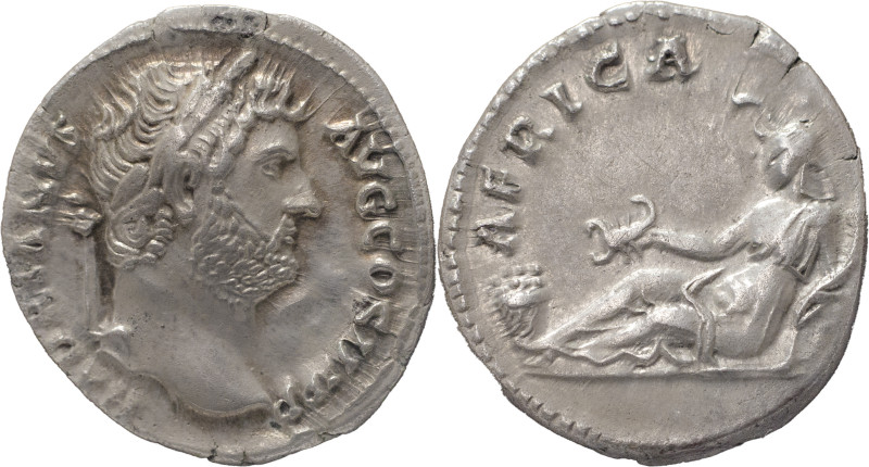 The Roman Empire
HADRIAN. Rome. Circa 117-138. AR Denarius 2.97 g. HADRIANVS AVG...