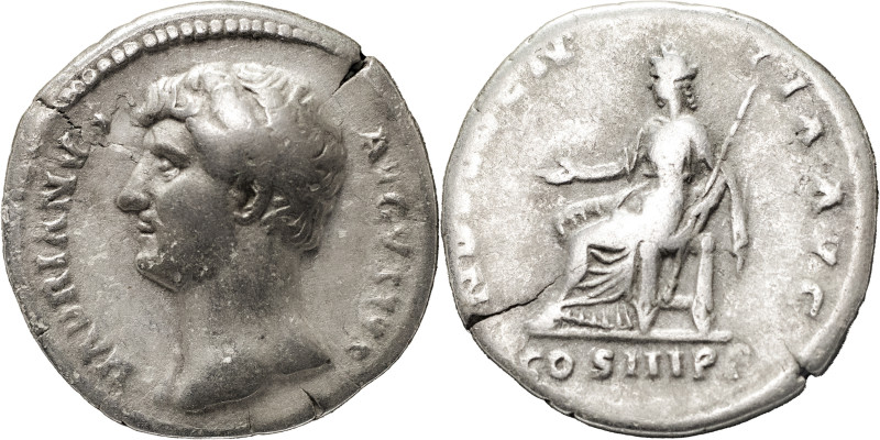 The Roman Empire
HADRIAN. Rome. Circa 117-138. AR Denarius 3.24 g. HADRIANVS AVG...