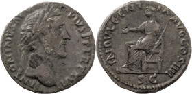 The Roman Empire
ANTONINUS PIUS. Rome. Circa 138-161. AE Sestertius 22.45 g. ANTONINVS AVG PIVS P P TR P XVII, Laureate head right / INDVLGENTIA AVG C...