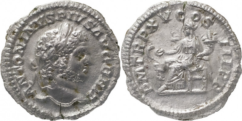 The Roman Empire
CARACALLA (197-217). AR Denarius 2.11 g. Rome. ANTONINVS PIVS A...
