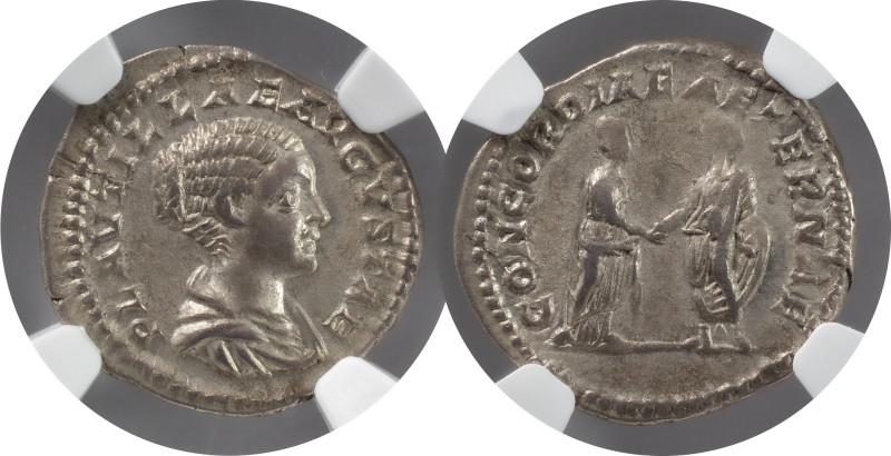 The Roman Empire
Plautilla, wife of Caracalla. AR Denarius, 202. PLAVTILLA – AVG...