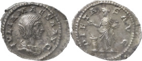 The Roman Empire
Julia Maesa, grandmother of Elagabalus and Severus Alexander. AR Denarius 2.91 g, Roma 218-222/3, IVLIA MAESA AVG Draped bust r. PIET...