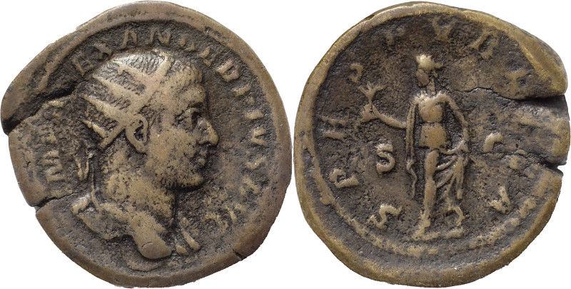The Roman Empire
Severus Alexander. Æ Dupondius 12.71 g. Rome, AD 231-235. IMP A...