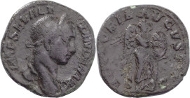 The Roman Empire
Severus Alexander, 222-235 , AE sestertius 17.95 g , Rome mint, issued A.D. 230. Laureate head of Severus Alexander to right with sli...