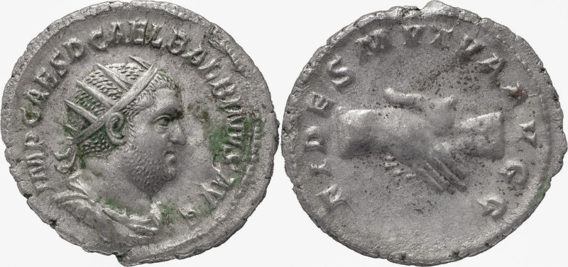 The Roman Empire
Balbinus, 22nd April – 29th July 238. AR Antoninianus 3.66 g. I...