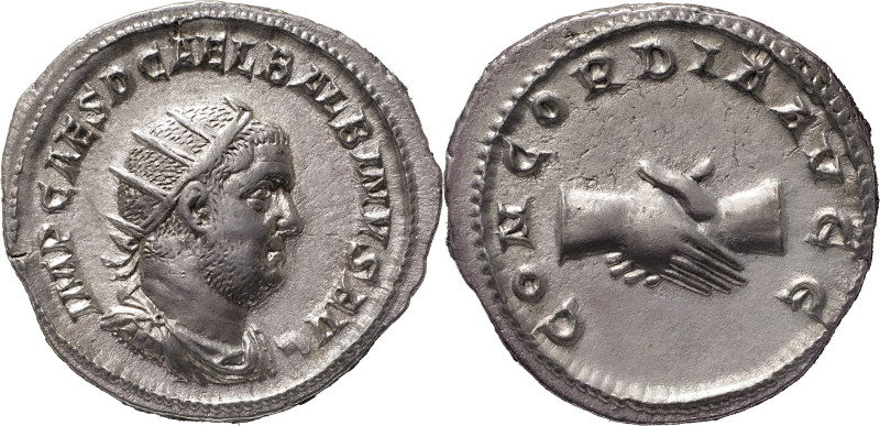 The Roman Empire
Balbinus AR Antoninianus, 4.68 g. Rome, AD 238. IMP CAES D CAEL...