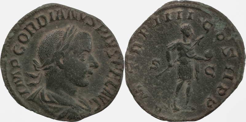 The Roman Empire
Gordian III (238-244), AE Sestertius 15.01 g, Rome, 242 AD IMP ...