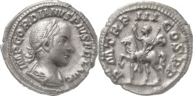 The Roman Empire
Gordian III, AD 238-244. AR, Denarius 2.86. Rome. IMP GORDIANVS PIVS FEL AVG. Bust of Gordian III, laureate, draped, cuirassed, right...
