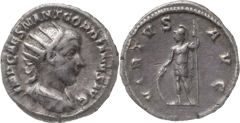 The Roman Empire
Gordianus III. Rome. Circa 238-244. AR Antoninianus 4.20 g. IMP...