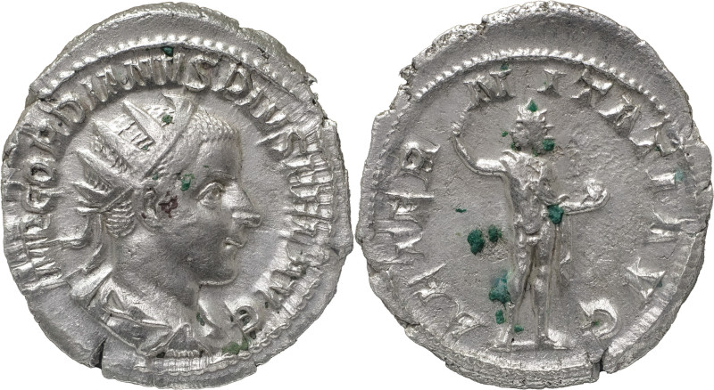 The Roman Empire
Gordianus III. Rome. Circa 238-244. AR Antoninianus 4.17 g. IMP...