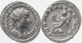 The Roman Empire
Gordianus III. Rome. Circa 238-244. AR Antoninianus 4.34 g. IMP CAES GORDIANVS PIVS AVG - Radiate, draped and cuirassed bust right Re...