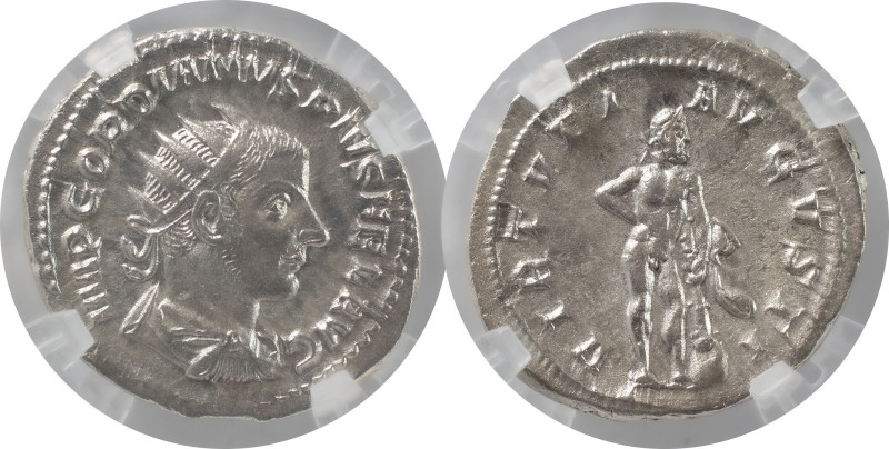 The Roman Empire
Gordian III AR Antoninianus 4.75. Rome, AD 241-243. IMP GORDIAN...