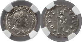 The Roman Empire
Gordian III AR Antoninianus. Rome, AD 241-243. IMP GORDIANVS PIVS FEL AVG, radiate, draped, cuirassed bust right. Rev IOVI STATORI, J...