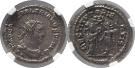 The Roman Empire
VALERIAN I (253-260). Antoninianus. AR Samosata. Obv: IMP C P LIC VALERIANVS PF AVG. Radiate, draped and cuirassed bust right. Rev: R...