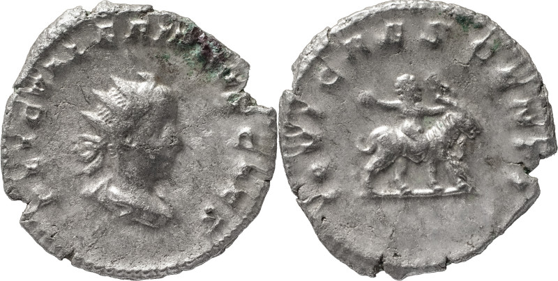 The Roman Empire
Valerian II. Rome. Circa 256-258. AR Antoninianus 3.00 g. P LIC...