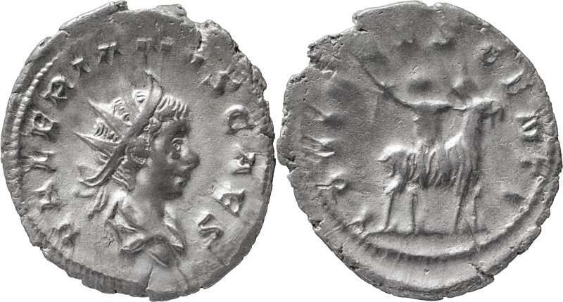 The Roman Empire
Valerian II. Cologne. Circa 256-258. AR Antoninianus 4.17 g. VA...