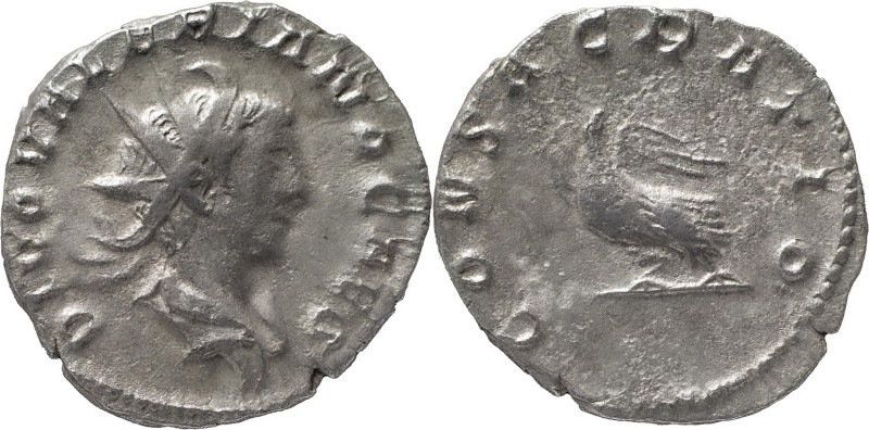 The Roman Empire
Valerian II Posthumous. Rome. Circa 258. AR Antoninianus 3.66 g...