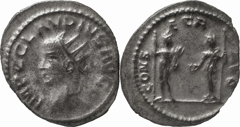 The Roman Empire
Claudius II. Antioch. AR Antoninianus 3.70 g. 269-270. Obv: IMP...