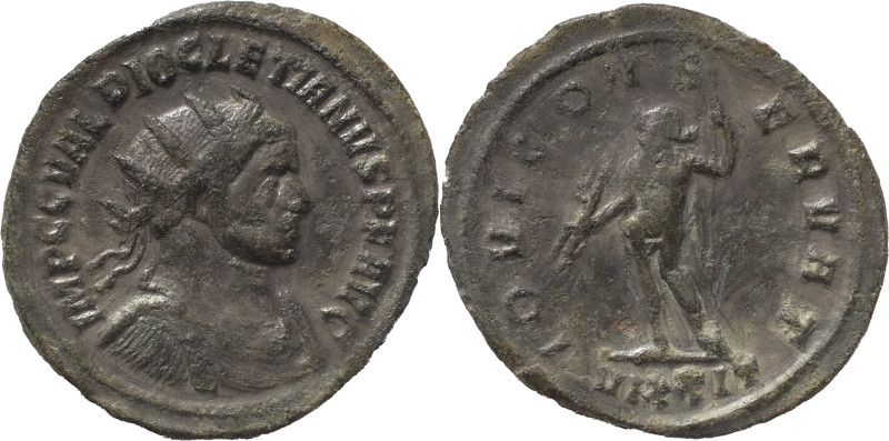 The Roman Empire
Diocletian. Ticinum. Circa 284-305. AR Antoninianus 3.15 g. IMP...