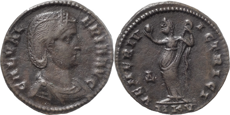 The Roman Empire
Galeria Valeria, Augusta, 308-311. AE Follis 6.60 g, Cyzicus, c...