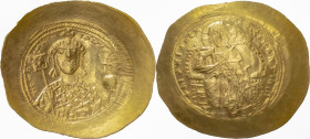 The Byzantine Empire
Constantine X Ducas, 1059-1067. AV histamenon nomisma 4.40 g. Constantinople. +IhS XIS RЄX-RЄϚNANThIm, Christ seated facing on th...