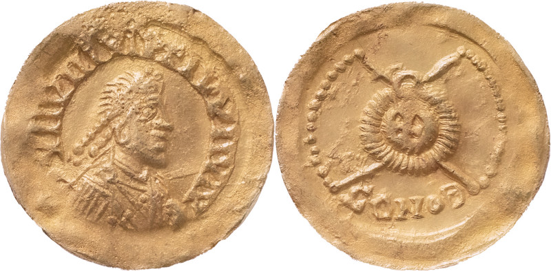 Migration of the Germanic Tribes 
The Suevi, temp. Rechiar, 448 – 455. Tremissis...