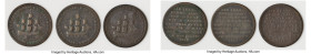 Lower Canada 3-Piece Lot of Uncertified "Sr. Isaac Brook" 1/2 Penny Tokens 1812 VF, UC-5A1. "BROOK." Reeded edge. Sold as is, no returns. Sold for the...