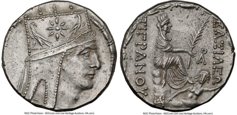 ARMENIAN KINGDOM. Tigranes II the Great (95-56 BC). AR tetradrachm (26mm, 15.65 ...