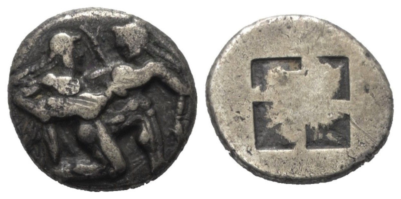 Inseln vor Thrakien. Thasos.

 Stater (Silber). Ca. 480 - 463 v. Chr.
Vs: Nac...