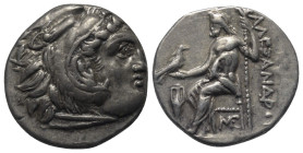 Königreich Makedonien. Alexander III. der Große (336 - 323 v. Chr.).

 Drachme (Silber). Ca. 310 - 301 v. Chr. Lampsakos.
Vs: Kopf des jugendlichen...