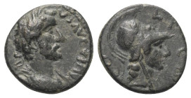Lykaonien. Eikonion (Iconium). Antoninus Pius (138 - 161 n. Chr.).

 Bronze.
Vs: Büste mit Lorbeerkranz, Paludament und Panzer rechts.
Rs: Büste d...