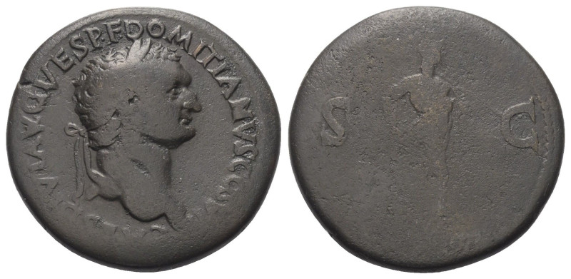 Domitianus (81 - 96 n. Chr.).

 Sesterz (Bronze). 80 - 81 n. Chr. (Domitian al...