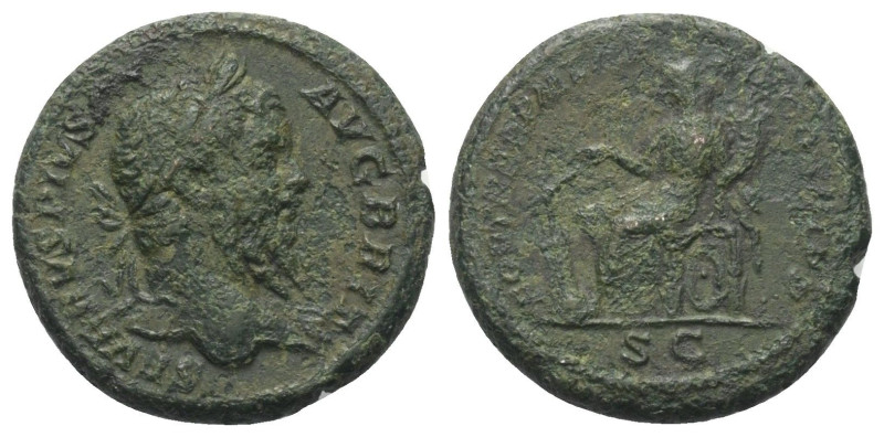 Septimius Severus (193 - 211 n. Chr.).

 As (Bronze). 211 n. Chr. Rom.
Vs: SE...