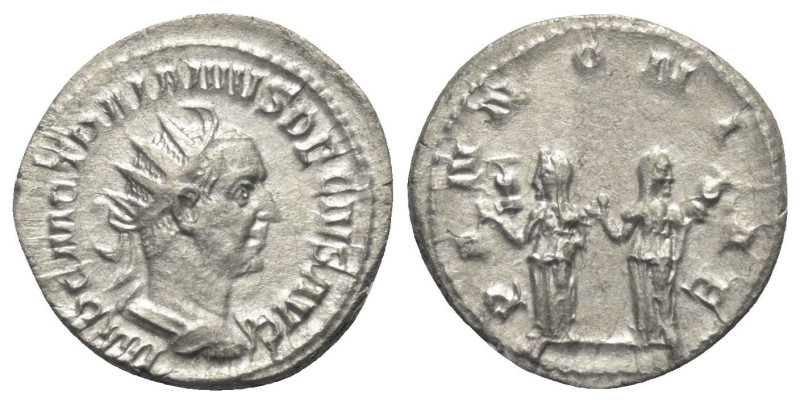 Traianus Decius (249 - 251 n. Chr.).

 Antoninian (Silber). 250 - 251 n. Chr. ...