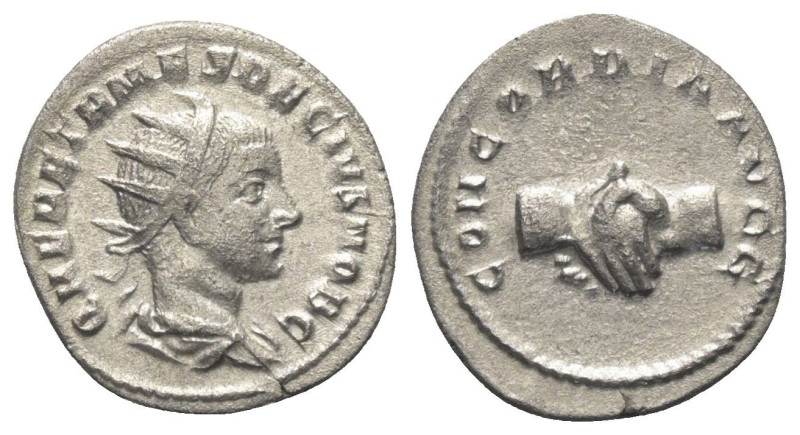 Herennius Etruscus (251 n. Chr.).

 Antoninian (Silber). 250 - 251 n. Chr. Rom...